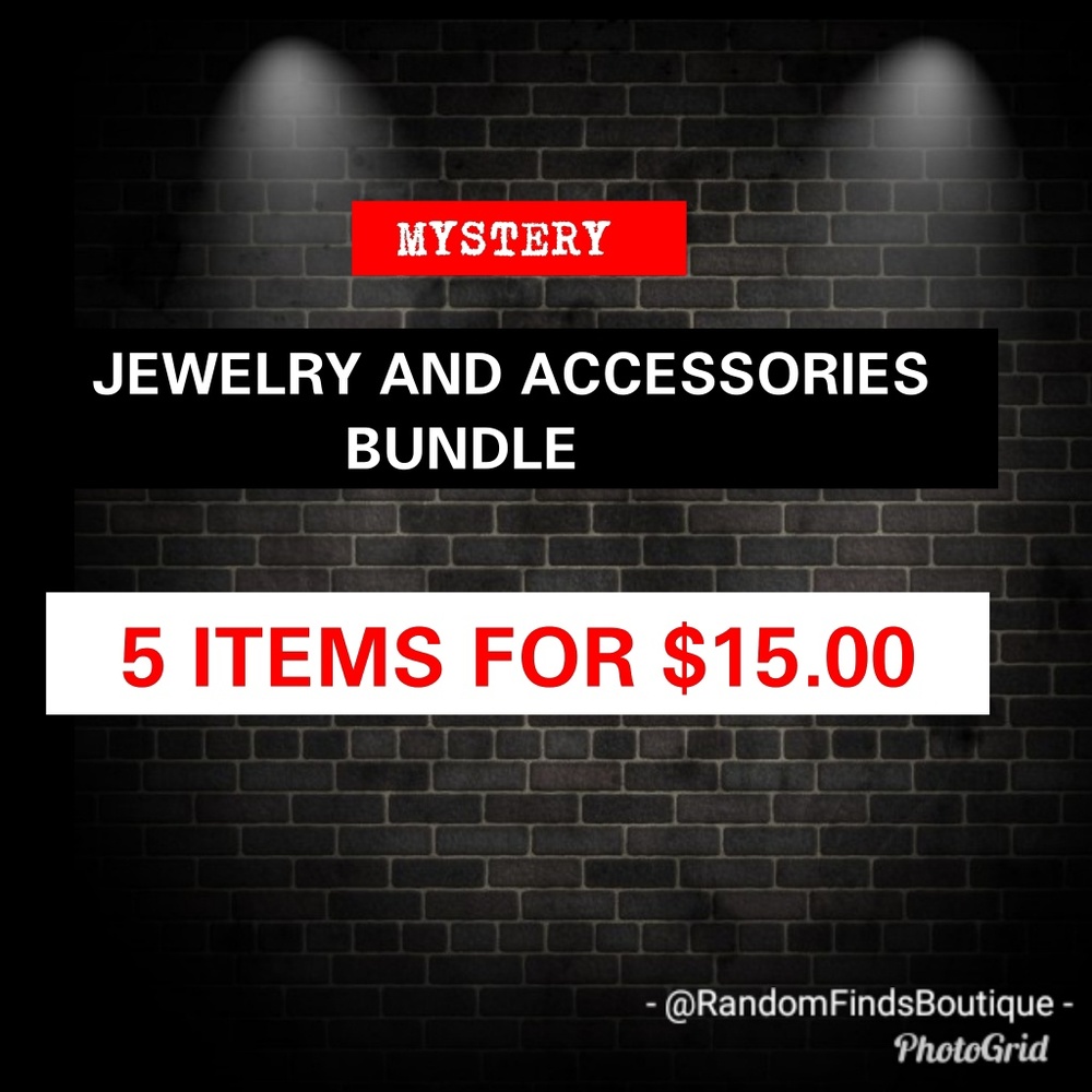 Mystery Bundle 5 ITEMS jewelry and/or accessories